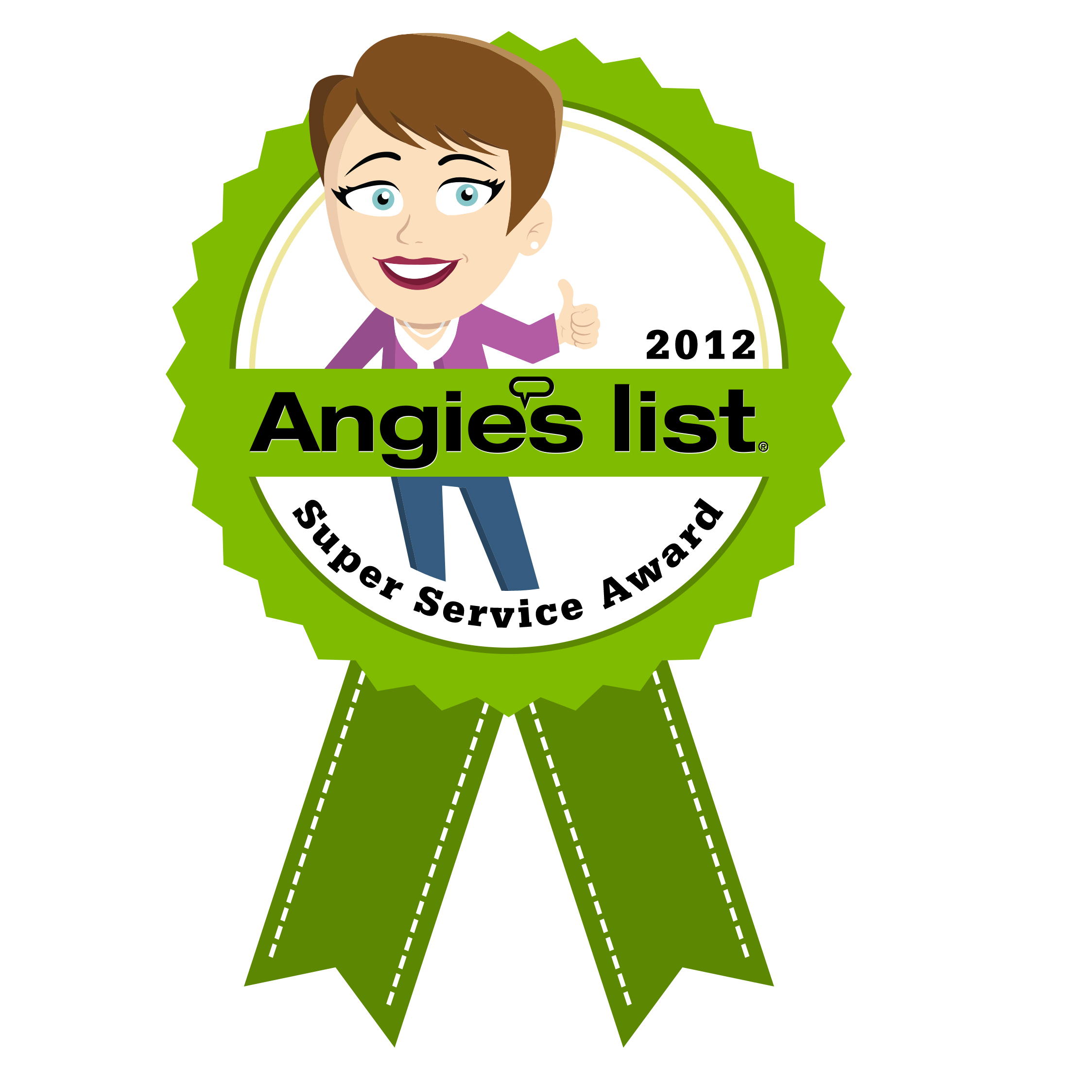 2012 super service award Angie's List